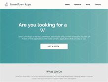 Tablet Screenshot of jamestownapps.com